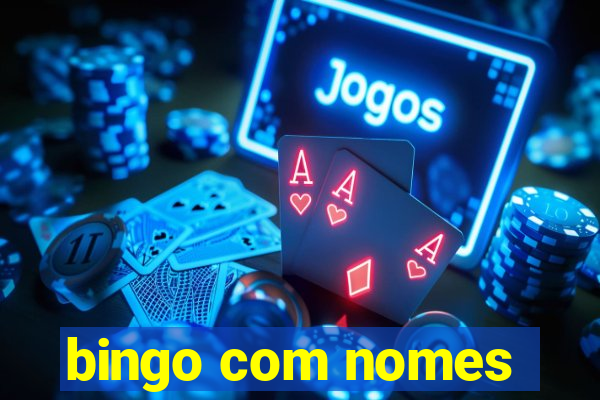 bingo com nomes